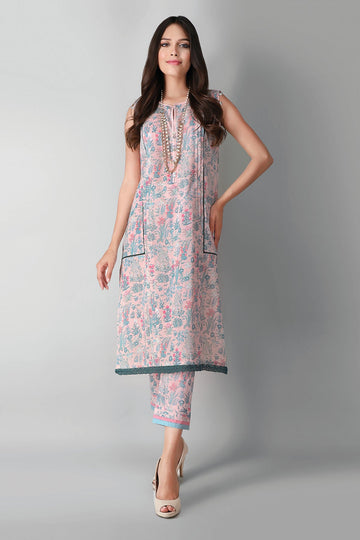 Khaadi J21303 Off-white Summer Lawn 2021